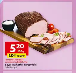 Auchan Szynka z kotła Tarczyński oferta