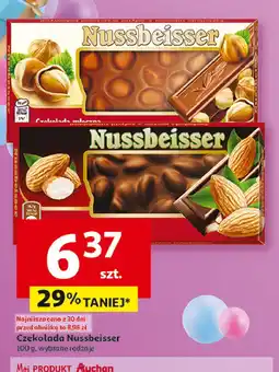 Auchan Czekolada gorzka z całymi migdałami Alpen gold nussbeisser oferta