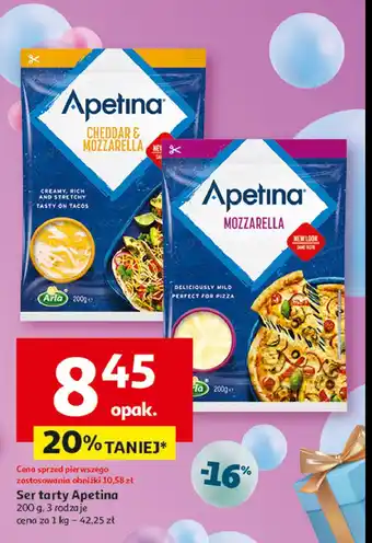 Auchan Ser mozzarella tarta Arla apetina oferta