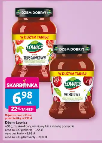 Auchan Dżem wiśniowy Łowicz oferta