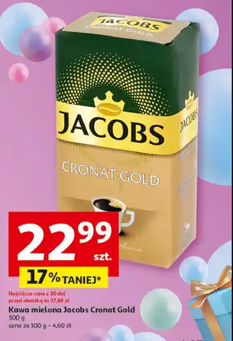 Auchan Kawa Jacobs cronat gold oferta