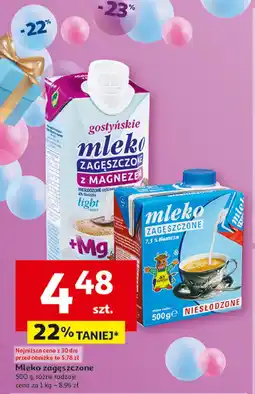 Auchan Mleko zagęszczone light z magnezem Gostyń oferta