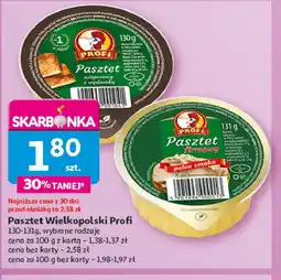Auchan Pasztet z wędzonką Profi wielkopolski oferta