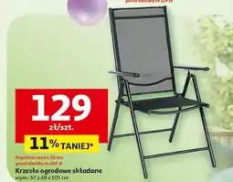 Auchan Krzesło ogrodowe To ta! oferta