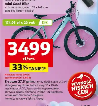 Auchan Rower elektryczny Prime oferta