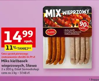 Auchan Kiełbaski Sława oferta
