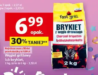 Auchan Węgiel grillowy Fast Grill oferta
