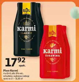 Auchan Piwo Karmi Żurawina oferta