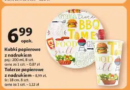 Auchan Talerz papierowe 18 cm oferta