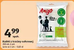 Auchan Kubki do napojów zimnych 250 ml Amigo oferta