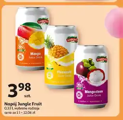 Auchan Napój z sokiem mangostanu Jungle Fruits oferta