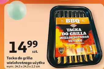 Auchan Tacka do grilla 34.5 x 24.3 2.2 cm Bbq oferta