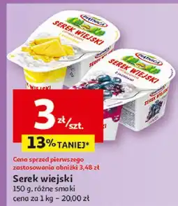 Auchan Serek wiejski z jagodami Piątnica Wiejski oferta