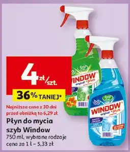 Auchan Płyn do szyb zielony Gold Drop Window Original Plus oferta