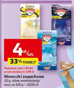 Auchan Woreczek zapachowy ocean Moje Auto Insenti oferta