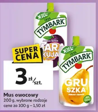 Auchan Mus jabłko-banan-marakuja-cytryna Tymbark oferta