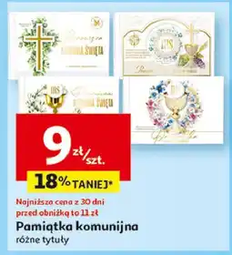 Auchan Pamiątka komunijna oferta