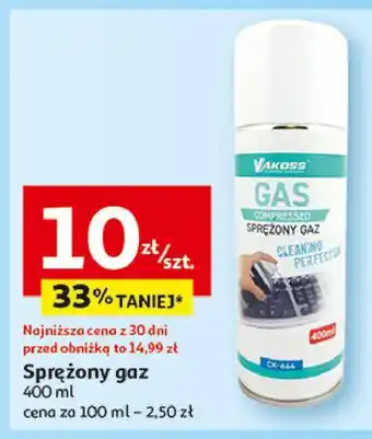 Auchan Sprężone powietrze Vakoss oferta