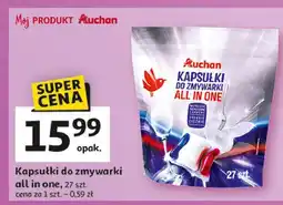 Auchan Tabletki do zmywarki Auchan Różnorodne (Logo Czerwone) oferta