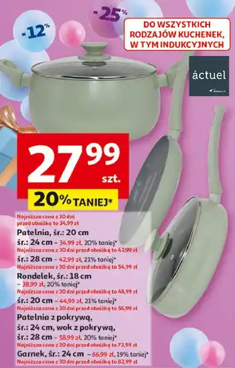 Auchan Garnek nierdzewny 24 cm Actuel oferta