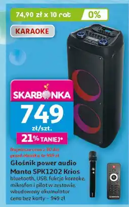 Auchan Głośnik spk12028250 Manta oferta