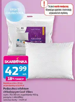 Auchan Poduszka cool vibes 70 x 80 cm John Cotton oferta