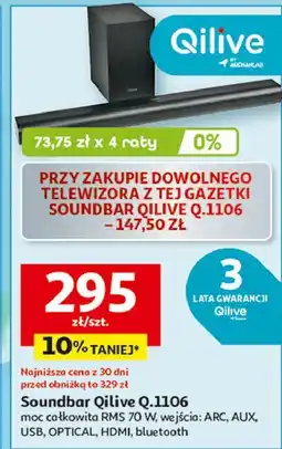Auchan Soundbar q.1106 Qilive oferta