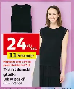 Auchan T-shirt damski w paski xs-xxl Inextenso By Auchan oferta