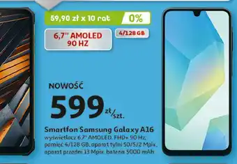 Auchan Smartfon a16 Samsung Galaxy oferta