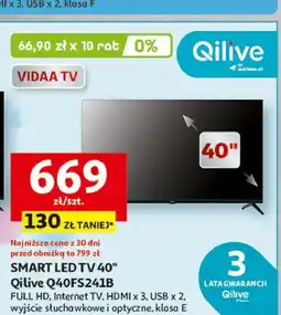 Auchan Telewizor q40fs241b Qilive oferta