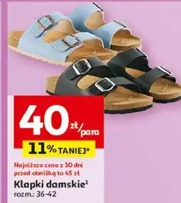 Auchan Klapki damskie 36-42 Inextenso By Auchan oferta