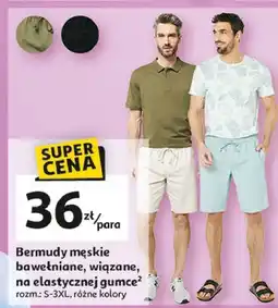 Auchan Bermudy męskie s-3xl oferta
