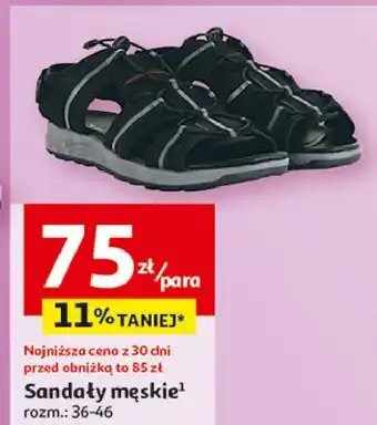 Auchan Sandały męskie oferta