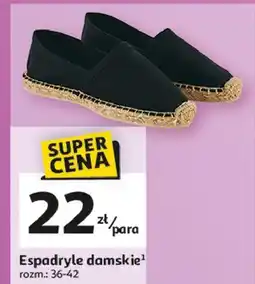 Auchan Espadryle damskie 36-42 oferta