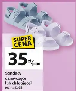 Auchan Sandały chłopięce oferta