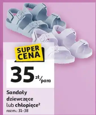 Auchan Sandały chłopięce oferta