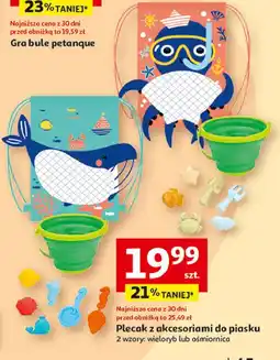Auchan Plecak z akcesoriami do piasku oferta