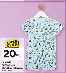 Auchan Pajacyk niemowlęcy z krótkim rękawem 56-98 Inextenso By Auchan oferta