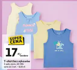 Auchan T-shirt niemowlęcy chłopięcy 62-104 oferta