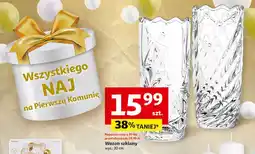 Auchan Wazon szklany 20 cm oferta