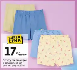 Auchan Szorty niemowlęce chłopięce 62-104 cm Inextenso By Auchan oferta