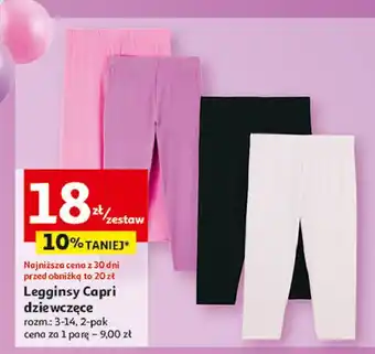Auchan Legginsy dziewczece oferta