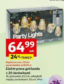 Auchan Girlanda 20 żarówek oferta