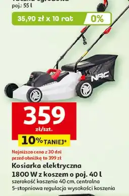Auchan Kosiarka elektryczna 1800 w Nac oferta