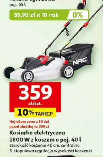 Auchan Kosiarka elektryczna 1800 w Nac oferta
