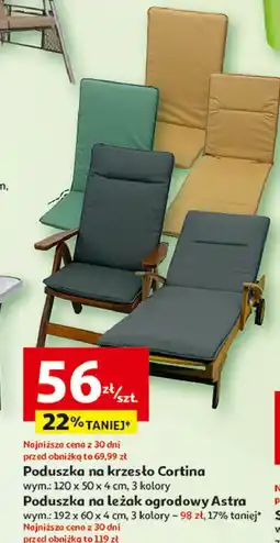 Auchan Poduszka na leżak astra oferta