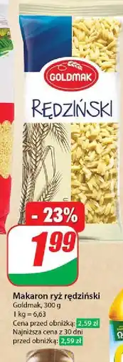 Dino Makaron ryż rędzińsk Goldmak oferta