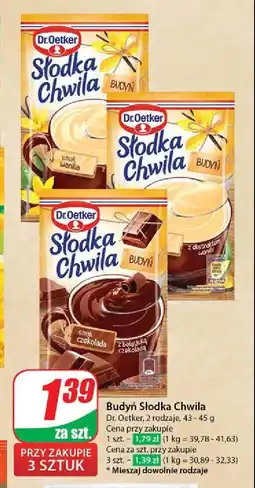 Dino Budyń czekoladowy Dr. oetker słodka chwila oferta