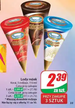 Dino Rożek czekoladowy Koral oferta