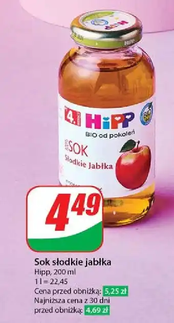 Dino Sok słodkie jabłka Hipp oferta